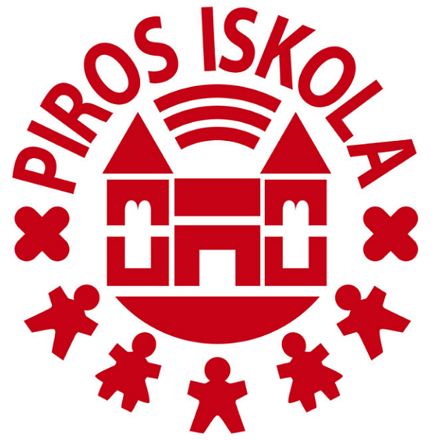 Piros Iskola logó.