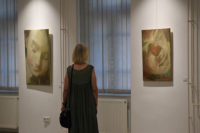 Verebes György kiállítása a Kortárs Galériában.