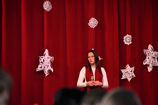 2025. évi karácsonyi műsor a főiskolán.