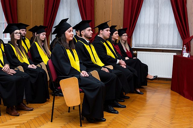 2025. évi téli diplomaátadó ünnepség.