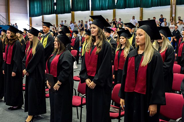 Diplomaátadó ünnepség 2023. június 23-án a Dr. Pósta Sándor Sportcsarnokban.