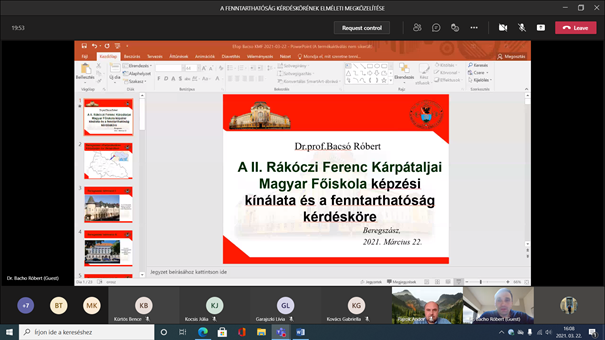 A II. Rákóczi Ferenc Kárpátaljai Magyar Főiskola képzési kínálatának bemutatása.