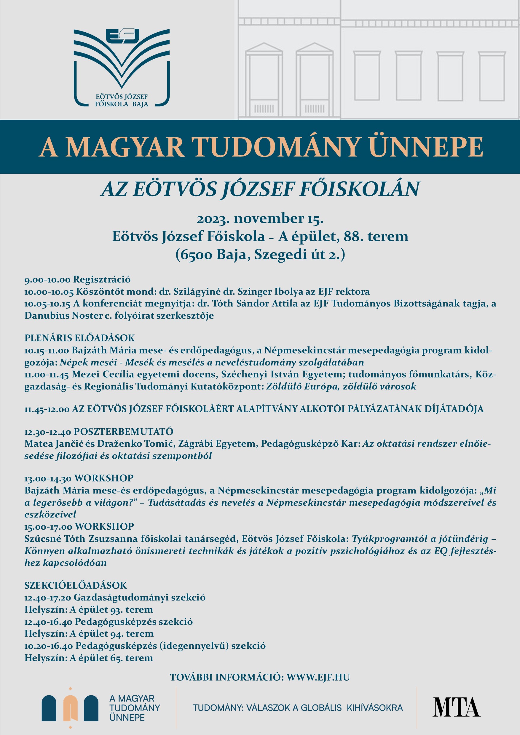 Magyar Tudomány Ünnepe 2023
