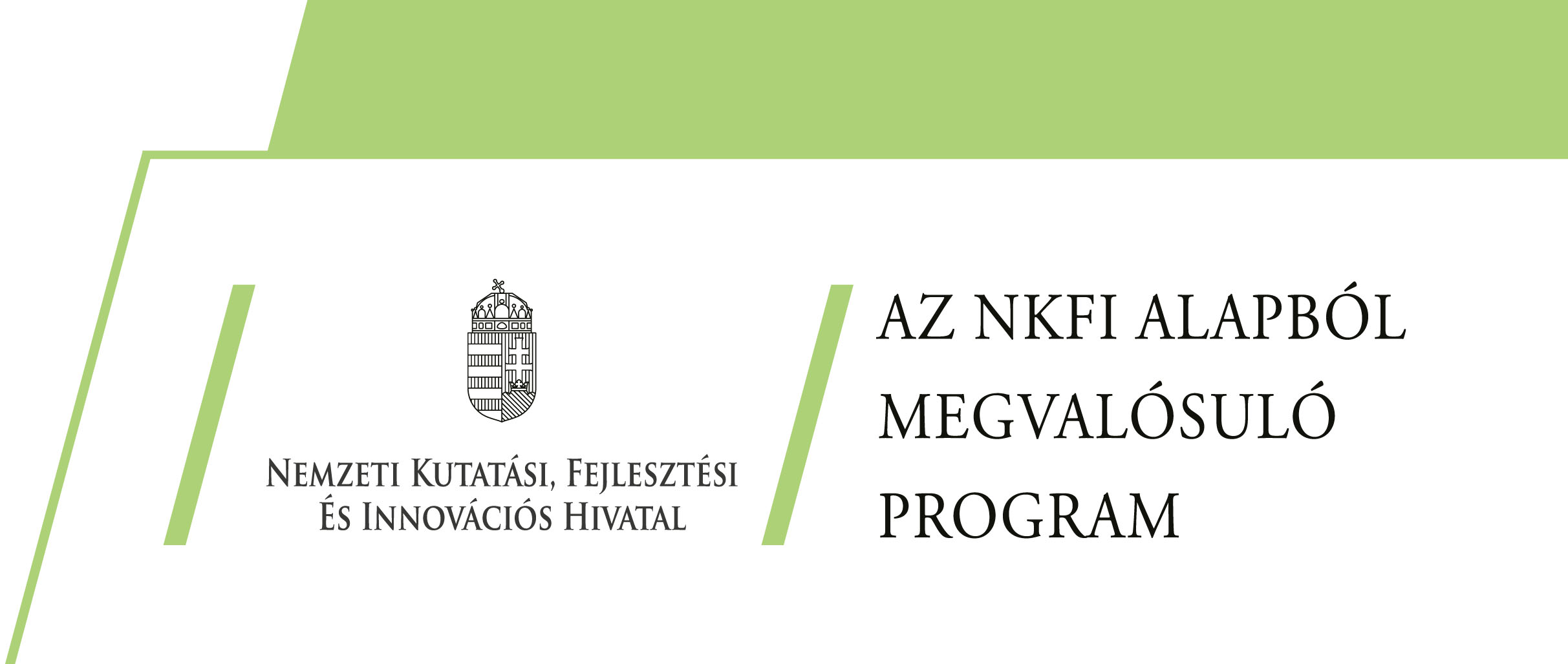 Az NKFI programból megvalósuló program.