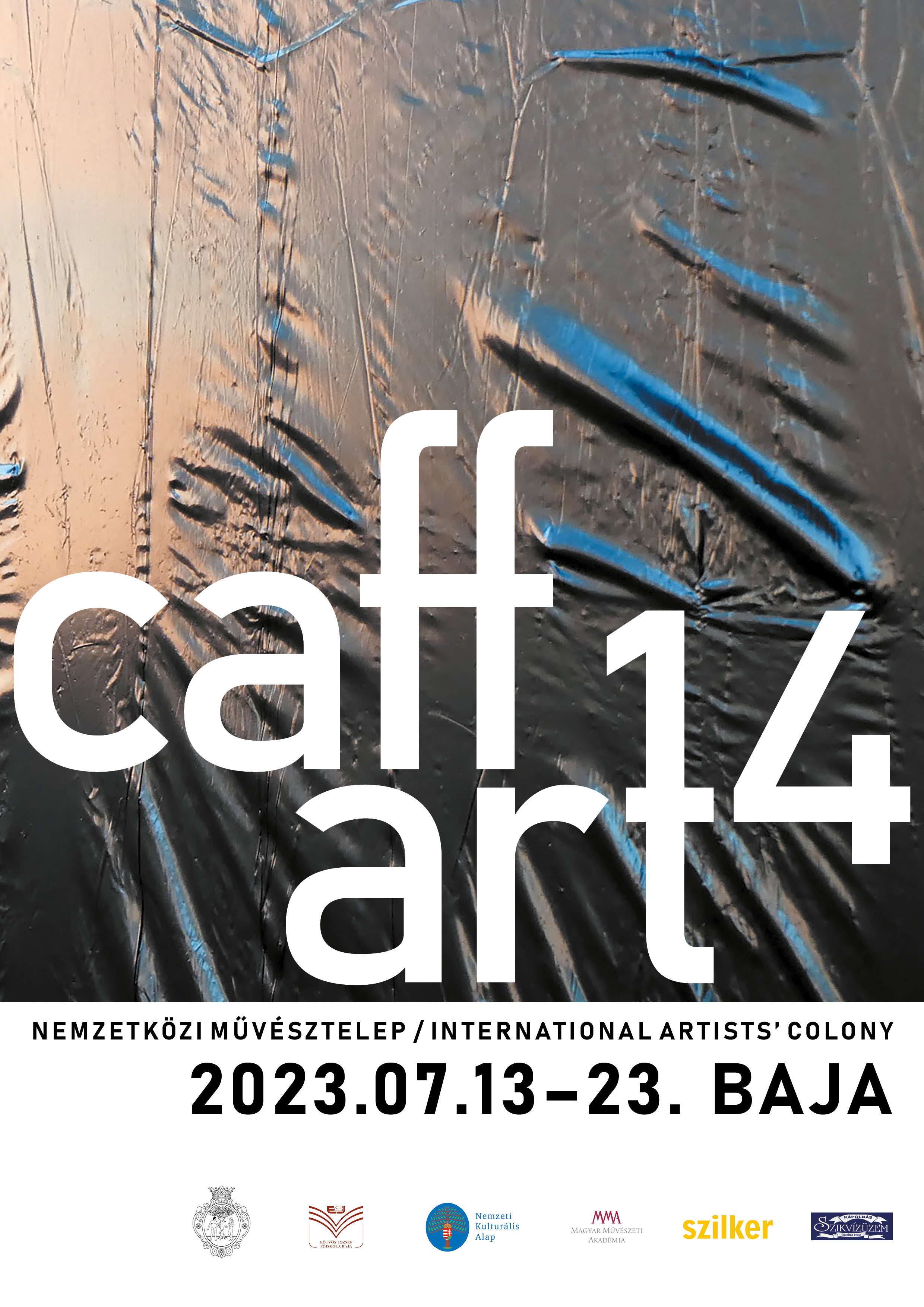 14. Caffart Nemzetközi Művésztelep plakátja