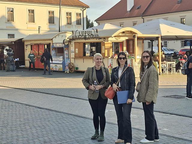 Erasmus+ mobilitás Gyulafehérváron.