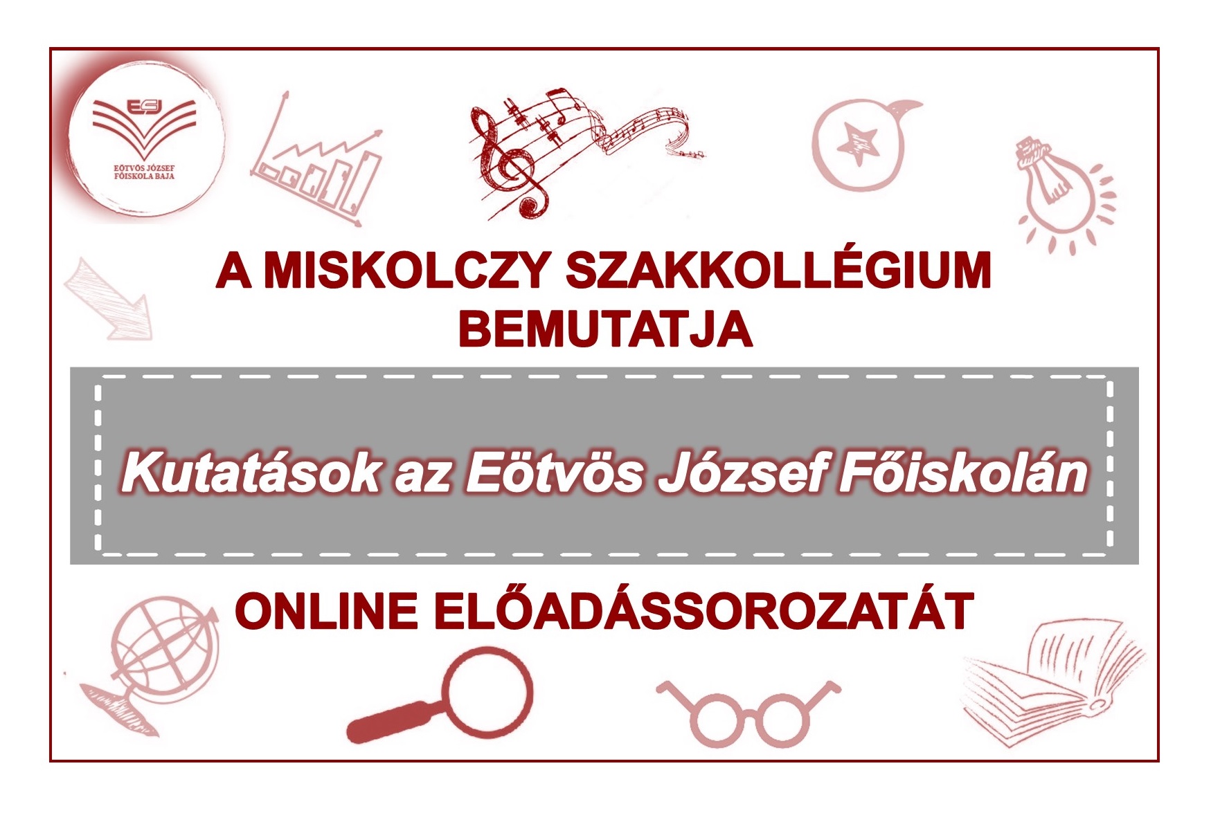 A Miskolczy Szakkollégium online programsorozata.