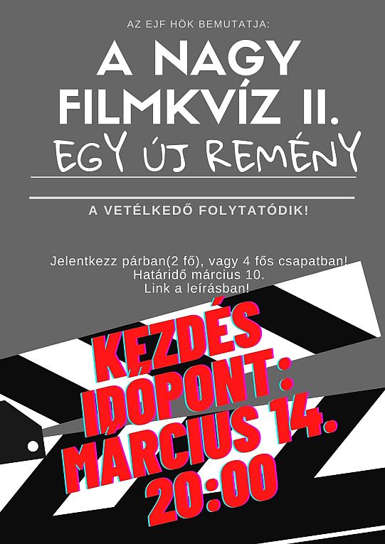 A Nagy Filmkvíz II. plakát