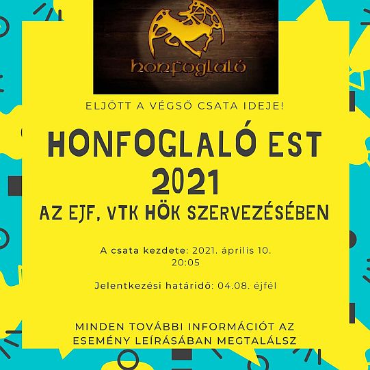 Honfoglaló Est 2021 plakát