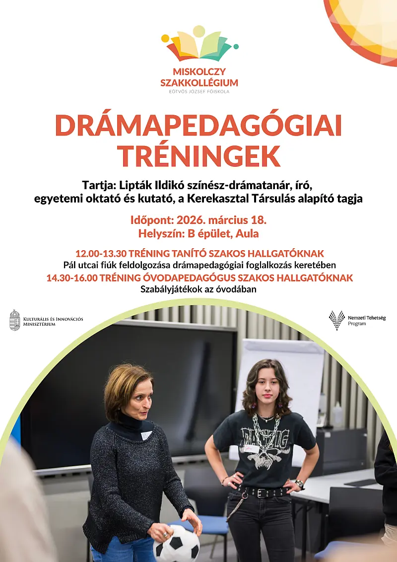 Drámapedagógiai tréningek