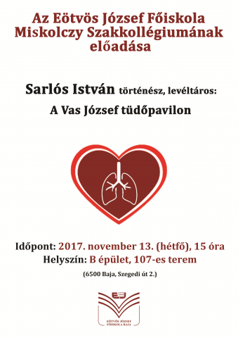 A Vas József tüdőpavilon - plakát