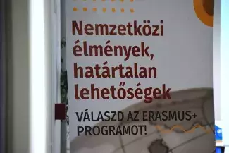 Nemzetközi est a tavaszi szemeszterben.