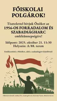 A megemlékezés plakátja