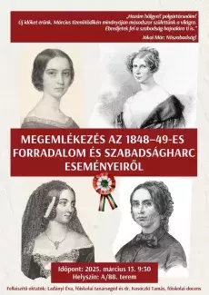 Megemlékezés az 1848–1849-es forradalom és szabadságharc évfordulójáról