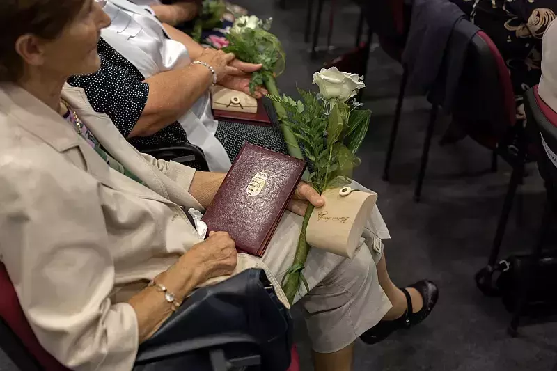 Alumni-találkozó a főiskolán.