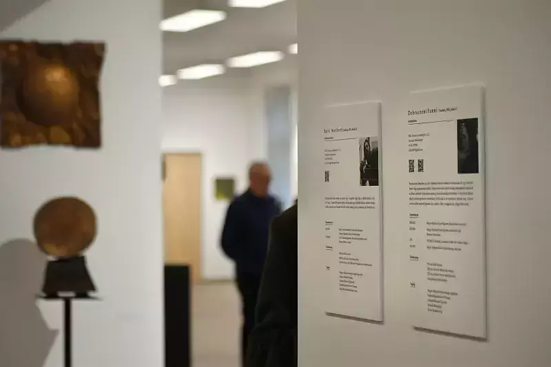 A kiállítás megnyitója.