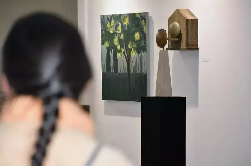 A kiállítás megnyitója.