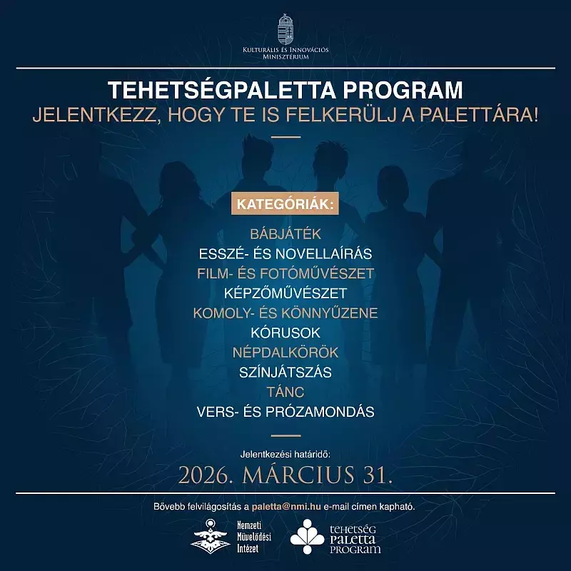 Tehetségpaletta program plakátja