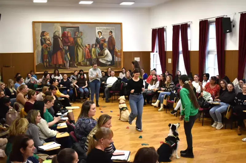 Állatasszisztált fogalakozás pedagógushallgatóknak