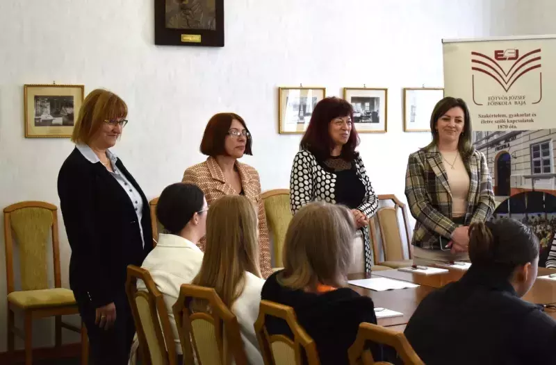 Beregszászi főiskolások ismerkedése a bajai pedagógusképzéssel