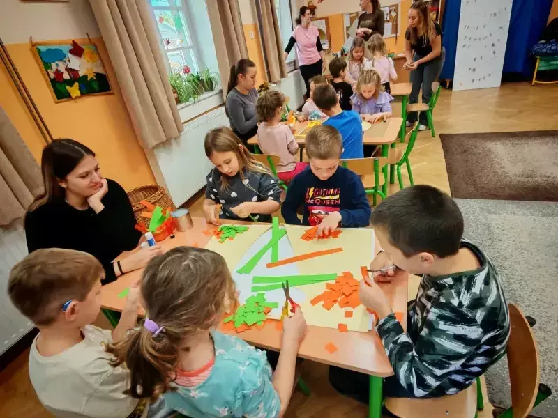 Horvát nyelvű mesedélelőtt a Kinizsi utcai óvodában