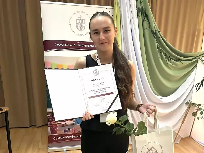 Országos siker a tanítóképzésben: Petróczi Viktória az élen