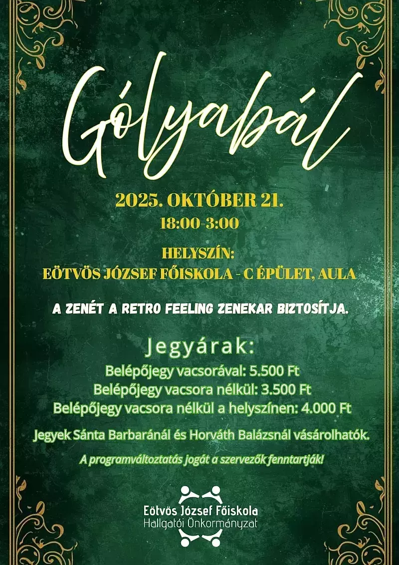 Újra itt a várva várt Gólyabál!