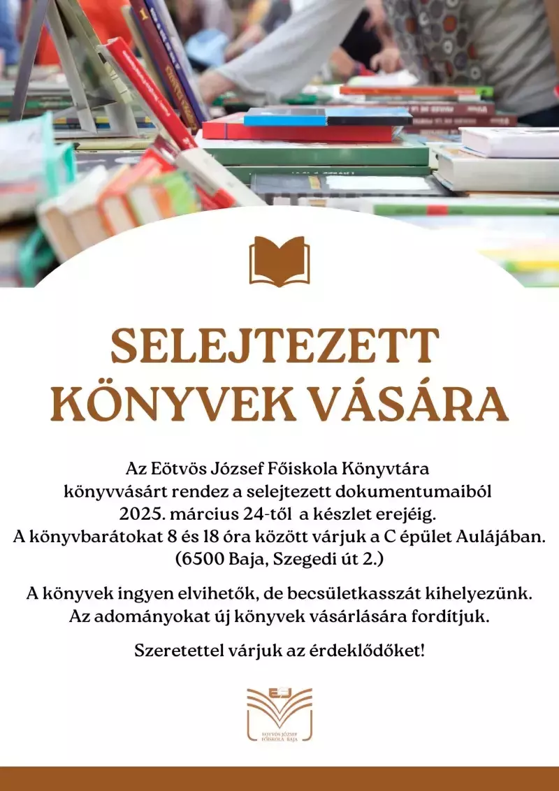 Selejtezett könyvek vására