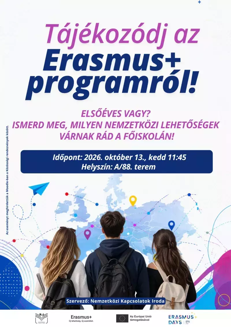Erasmus+ tájékoztató